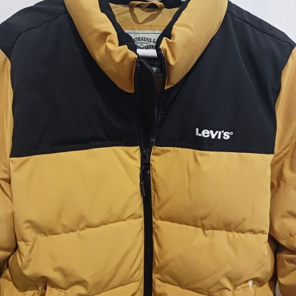LEVI'S Men's Arctic Cloth Retro Bubble Puffer Zip-Up Jacket - Picture 2 of 11